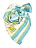 Les Copains Teal White Scarf One size - photo 1