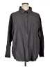 Set Solid Gray Long Sleeve Button-Down Shirt Size XL - photo 1