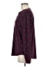 Anne Klein Burgundy Long Sleeve Blouse Size M - photo 5