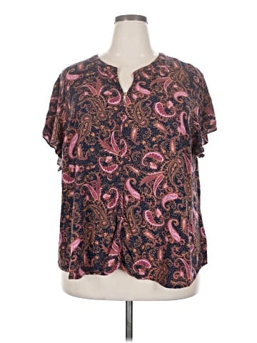 Liz Claiborne Short Sleeve Blouse (view 1)