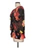 Ted Baker London 100% Polyester Floral Black Short Sleeve Blouse Size 10 (4) - photo 5