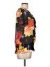 Ted Baker London 100% Polyester Floral Black Short Sleeve Blouse Size 10 (4) - photo 4