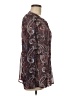 Valerie Stevens Paisley Burgundy Long Sleeve Blouse Size L - photo 4