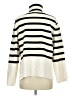 H&M Stripes Ivory Turtleneck Sweater Size M - photo 2