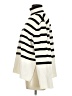 H&M Stripes Ivory Turtleneck Sweater Size M - photo 5