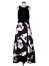 Xscape Floral Black Cocktail Dress Size 14 - photo 1