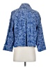 Derek Lam 10 Crosby Paisley Floral Blue Raincoat Size S - photo 2