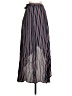 Privacy Please 100% Rayon Stripes Blue Casual Skirt Size S - photo 2
