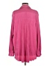 Sleeper 100% Polyester Pink Long Sleeve Blouse Size M - photo 2