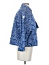 Derek Lam 10 Crosby Paisley Floral Blue Raincoat Size S - photo 4