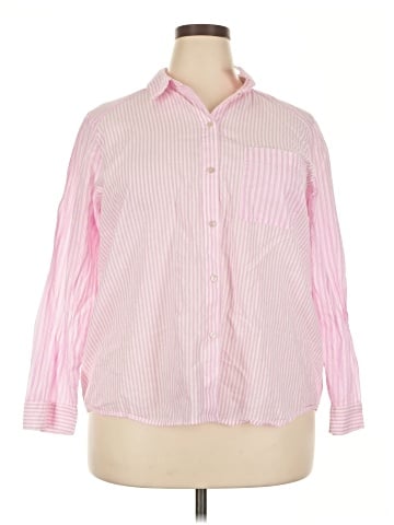 LC Lauren Conrad Long Sleeve Button-Down Shirt (view 1)