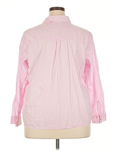 LC Lauren Conrad Long Sleeve Button-Down Shirt (view 2)