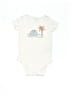 Carter's 100% Cotton Graphic Ivory Short Sleeve Onesie 6-9 MO / 9 MO - photo 1