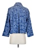 Derek Lam 10 Crosby Paisley Floral Blue Raincoat Size S - photo 2