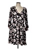 Madewell 100% Polyester Floral Black Casual Dress Size 12 - photo 1