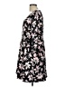 Madewell 100% Polyester Floral Black Casual Dress Size 12 - photo 5