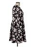 Madewell 100% Polyester Floral Black Casual Dress Size 12 - photo 4