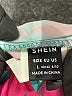 Shein 100% Polyester Teal 3/4 Sleeve Blouse Size L - photo 7