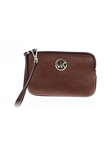 MICHAEL Michael Kors Leather Wristlet (view 1)