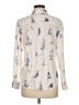 Rails 100% Rayon Print Ivory Long Sleeve Button-Down Shirt Size M - photo 2