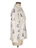 Rails 100% Rayon Print Ivory Long Sleeve Button-Down Shirt Size M - photo 4
