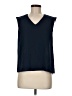 Unbranded Black Blue Sleeveless Blouse Size M (estimated) - photo 1