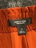 Simply Vera Vera Wang 100% Polyester Solid Orange Shorts Size S - photo 3