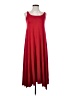 Three Dots Solid Red Casual Dress Size S - photo 1