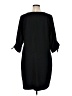 CeCe Solid Black Casual Dress Size 16w - photo 2