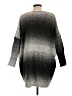 Maglia 100% Acrylic Chevron-herringbone Gray Poncho Size L - photo 2