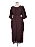 City Chic Burgundy Casual Dress Size 16 - photo 1