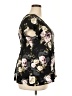 Torrid Black Short Sleeve Blouse Size (2) - photo 4