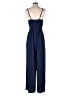Shein 100% Polyester Solid Blue Jumpsuit Size S - photo 2