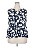 Ellos 100% Rayon Blue Sleeveless Blouse Size 22 - photo 1