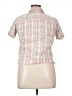 Erika 100% Cotton Ivory Short Sleeve Blouse Size L (petite) - photo 2