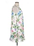 Calvin Klein 100% Polyester Floral White Sleeveless Blouse Size 16 - photo 4