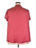 Torrid Red Short Sleeve Blouse Size 2X Plus (2) - photo 2