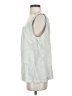 grand & greene Silver Sleeveless Blouse Size 2 - photo 5