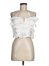 Lush White Sleeveless Blouse Size M - photo 1