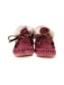 Minnetonka 100% Leather Burgundy Pink Ankle Boots Size 1 (youth) - photo 2