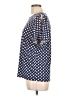 MICHAEL Michael Kors Polka Dots Blue Short Sleeve Blouse Size L - photo 5