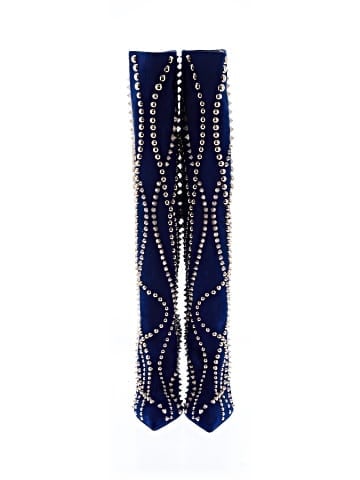 Christian Louboutin Suede Spiked Astrilarge Botta Pika Knee Boots (view 2)