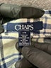 Chaps 100% Cotton Plaid Blue Long Sleeve Button-Down Shirt Size L - photo 7