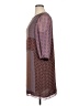 Max Studio 100% Polyester Print Brown Casual Dress Size XL - photo 5