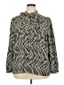 ELOQUII 100% Polyester Silver Long Sleeve Blouse Size 20 - photo 1