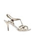 Nina Metallic Silver Gold Heels Size 8 1/2 - photo 1