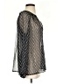 Zoa Black Long Sleeve Blouse Size S - photo 4