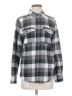 United by Blue Plaid Gray Long Sleeve Button-Down Shirt Size S - photo 1