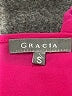 Gracia 100% Polyester Purple Long Sleeve Blouse Size S - photo 7