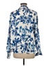 Shein Curve Floral Blue Long Sleeve Blouse Size 12 - photo 2